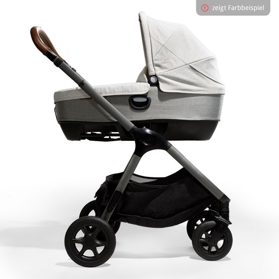 Joie Signature Car carrycot Calmi R129 can be used in the car and on the Vinca, Aeria, Finiti baby carriages incl. rain cover - Signature - Carbon