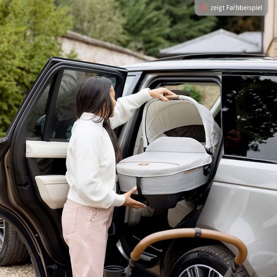 Joie Signature Car carrycot Calmi R129 can be used in the car and on the Vinca, Aeria, Finiti baby carriages incl. rain cover - Signature - Carbon