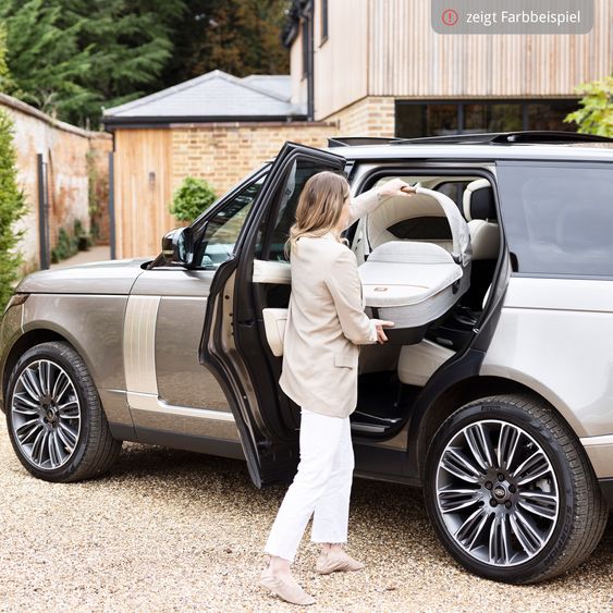 Joie Signature Car carrycot Calmi R129 can be used in the car and on the Vinca, Aeria, Finiti baby carriages incl. rain cover - Signature - Carbon