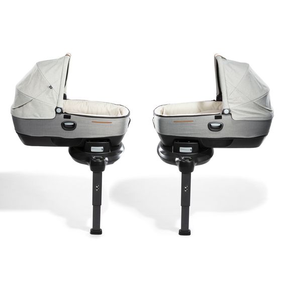 Joie Signature Auto-Babywanne Calmi R129 im Auto und auf den Kinderwagen Vinca, Aeria, Finiti verwendbar inkl. Regenschutz - Signature - Oyster