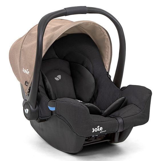 joie Babyschale Gemm Gruppe 0+ - ab Geburt bis 15 Monate (ab Geburt-13 kg) inkl. Sitzverkleinerer & Sonnenverdeck - Mushroom