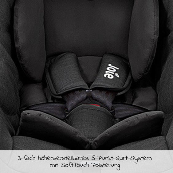 joie Babyschale Gemm Gruppe 0+ - ab Geburt bis 15 Monate (ab Geburt-13 kg) inkl. Sitzverkleinerer & Sonnenverdeck - Mushroom