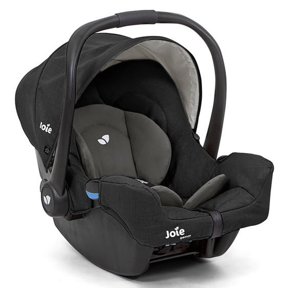 joie Babyschale Gemm Gruppe 0+ - ab Geburt bis 15 Monate (ab Geburt-13 kg) inkl. Sitzverkleinerer & Sonnenverdeck - Shale