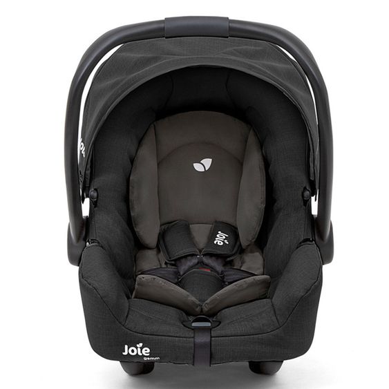 joie Babyschale Gemm Gruppe 0+ - ab Geburt bis 15 Monate (ab Geburt-13 kg) inkl. Sitzverkleinerer & Sonnenverdeck - Shale