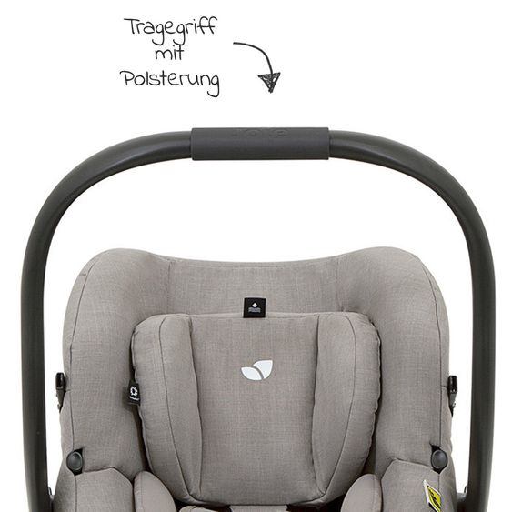 joie Baby car seat i-Gemm 2 i-Size from birth - 13 kg (40 cm - 85 cm) - Pebble