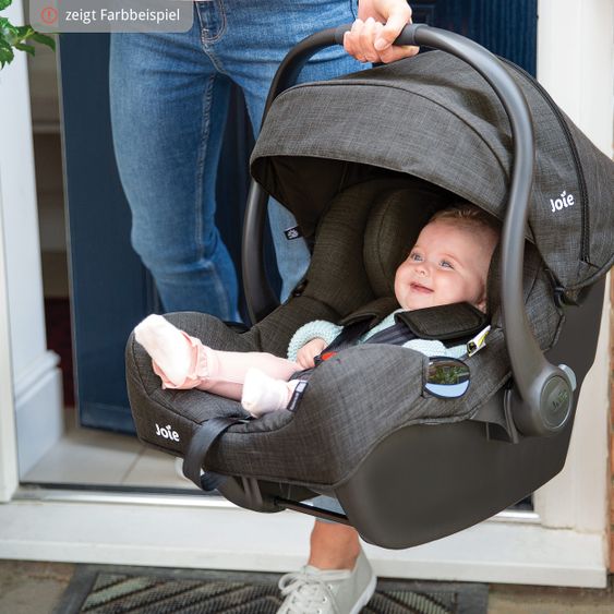 joie Seggiolino auto i-Gemm 2 i-Size dalla nascita - 13 kg (70 cm - 85 cm) & pacchetto accessori - Shale