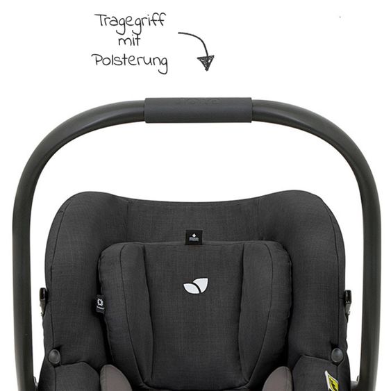 joie Seggiolino auto i-Gemm 2 i-Size dalla nascita - 13 kg (70 cm - 85 cm) & pacchetto accessori - Shale