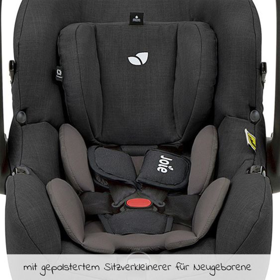 joie Seggiolino auto i-Gemm 2 i-Size dalla nascita - 13 kg (70 cm - 85 cm) & pacchetto accessori - Shale