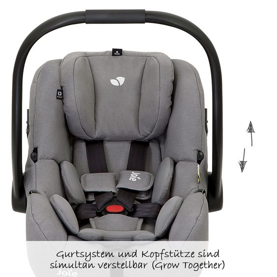 joie Babyschale i-Gemm 2 i-Size - Gray Flannel