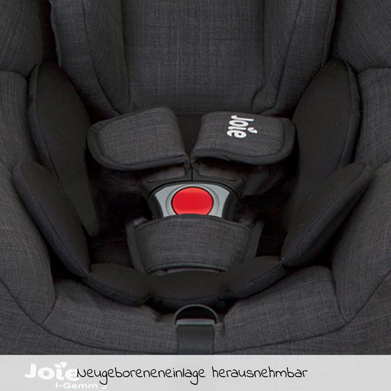 joie Babyschale i-Gemm 3 i-Size ab Geburt- 13 kg (40 cm -85 cm) inkl. Sitzverkleinerer - Pavement