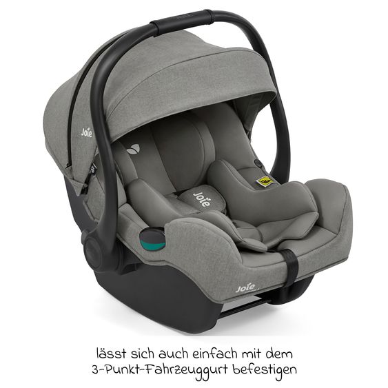 joie Infant car seat i-Gemm 3 i-Size from birth - 13 kg (40 cm - 85 cm) incl. seat reducer - Quartz