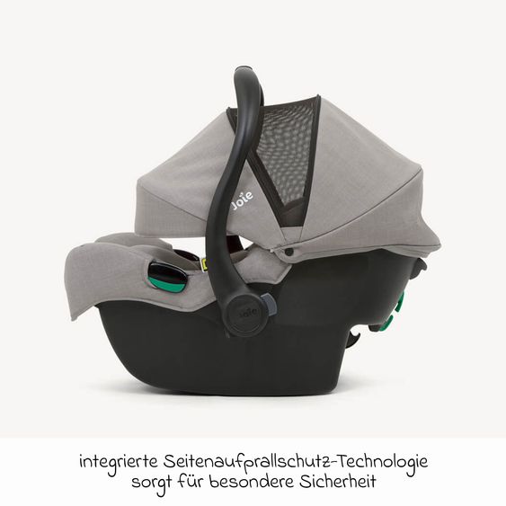 joie Infant car seat i-Gemm 3 i-Size from birth - 13 kg (40 cm - 85 cm) incl. seat reducer - Quartz