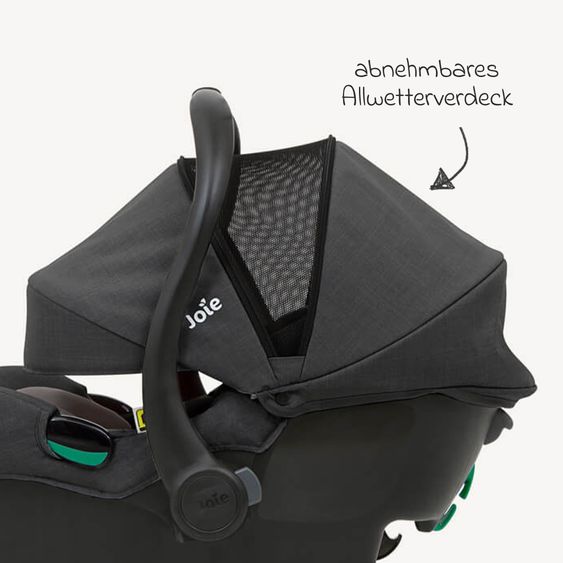 joie Infant car seat i-Gemm 3 i-Size from birth - 13 kg (40 cm - 85 cm) incl. seat reducer - Raven