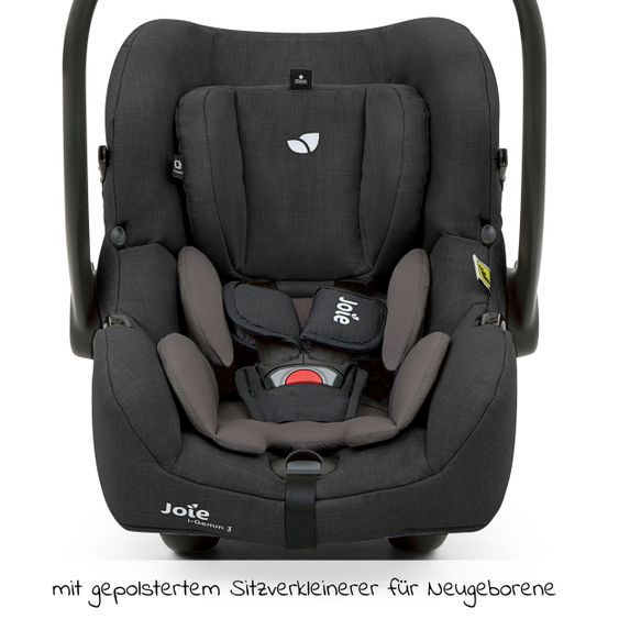 joie Baby car seat i-Gemm 3 i-Size from birth-13 kg (40 cm-85 cm) incl. seat reducer - Shale