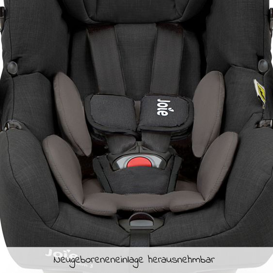 joie Baby car seat i-Gemm 3 i-Size from birth-13 kg (40 cm-85 cm) incl. seat reducer - Shale