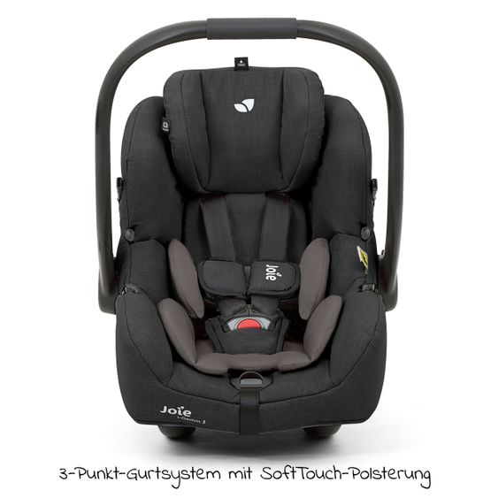 joie Baby car seat i-Gemm 3 i-Size from birth-13 kg (40 cm-85 cm) incl. seat reducer - Shale