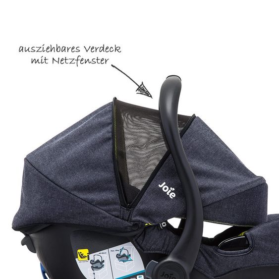 joie Babyschale i-Gemm - Denim Zest