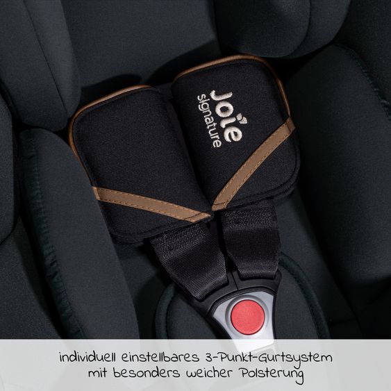 Joie Signature Babyschale i-Jemini i-Size ab Geburt - 13 kg (40 cm - 85 cm) inkl. Sitzverkleinerer & Sonnenverdeck - Signature - Eclipse