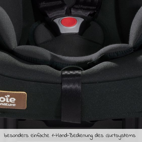 Joie Signature Babyschale i-Jemini i-Size ab Geburt - 13 kg (40 cm - 85 cm) inkl. Sitzverkleinerer & Sonnenverdeck - Signature - Eclipse