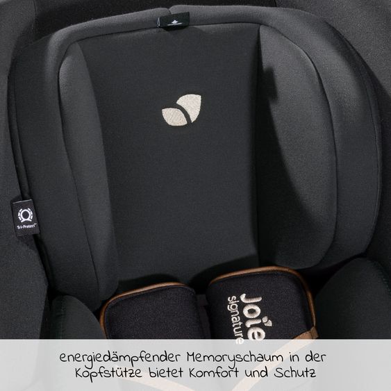 Joie Signature Babyschale i-Jemini i-Size ab Geburt - 13 kg (40 cm - 85 cm) inkl. Sitzverkleinerer & Sonnenverdeck - Signature - Eclipse