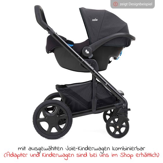 joie i-Snug 2 i-Size infant car seat from birth-13 kg (40 cm-75 cm) incl. i-Base Advance & FREE car seat protector - Lagoon