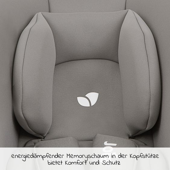 joie Babyschale i-Snug 2 i-Size ab Geburt-13 kg (40 cm-75 cm) inkl. i-Base Advance & GRATIS Autositz-Schutzunterlage - Pebble