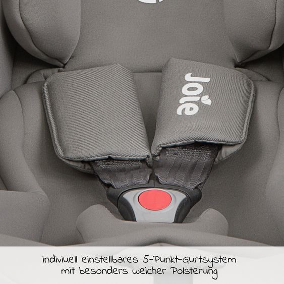 joie Babyschale i-Snug 2 i-Size ab Geburt-13 kg (40 cm-75 cm) inkl. i-Base Advance & GRATIS Autositz-Schutzunterlage - Pebble