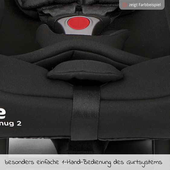 joie Babyschale i-Snug 2 i-Size ab Geburt-13 kg (40 cm-75 cm) inkl. i-Base Advance & GRATIS Autositz-Schutzunterlage - Pebble