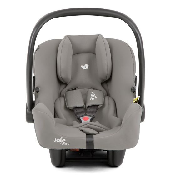 joie Babyschale i-Snug 2 i-Size ab Geburt-13 kg (40 cm-75 cm) inkl. i-Base Advance & GRATIS Autositz-Schutzunterlage - Pebble