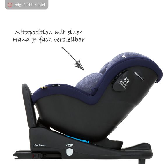 joie Babyschale i-Snug 2 i-Size ab Geburt-13 kg (40 cm-75 cm) inkl. i-Base Advance & GRATIS Autositz-Schutzunterlage - Pebble