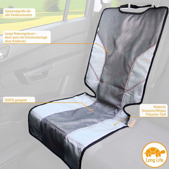 joie Babyschale i-Snug 2 i-Size ab Geburt-13 kg (40 cm-75 cm) inkl. i-Base Advance & GRATIS Autositz-Schutzunterlage - Shale