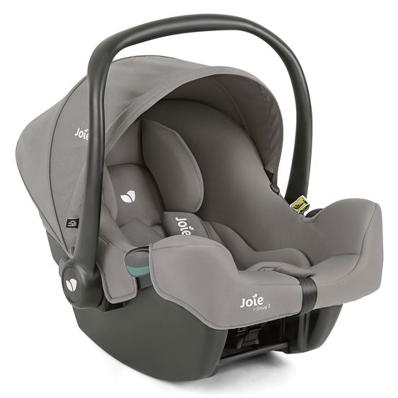 joie Babyschale i-Snug 2 i-Size ab Geburt-13 kg (40 cm-75 cm) inkl. Sitzverkleinerer nur 3,35 kg + Einschlagdecke Pusteblume - Pebble