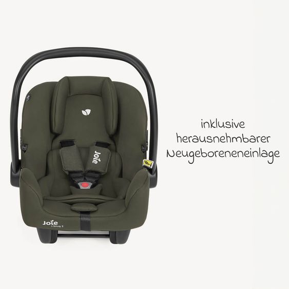 joie Babyschale i-Snug 2 i-Size ab Geburt-13 kg (40 cm-75 cm) inkl. Sitzverkleinerer nur 3,35 kg - Fern