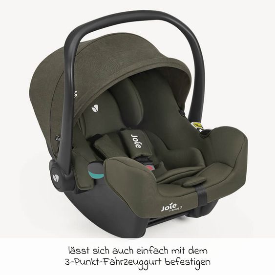 joie Babyschale i-Snug 2 i-Size ab Geburt-13 kg (40 cm-75 cm) inkl. Sitzverkleinerer nur 3,35 kg - Fern