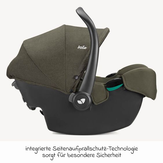 joie Babyschale i-Snug 2 i-Size ab Geburt-13 kg (40 cm-75 cm) inkl. Sitzverkleinerer nur 3,35 kg - Fern
