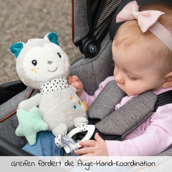 joie Babyschale i-Snug 2 i-Size ab Geburt-13 kg (40 cm-75 cm) inkl. Sitzverkleinerer nur 3,35 kg + GRATIS Autositz-Schutzunterlage + Silikon-Schnullerbox + Spieltier - Laurel
