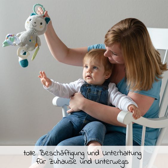 joie Babyschale i-Snug 2 i-Size ab Geburt-13 kg (40 cm-75 cm) inkl. Sitzverkleinerer nur 3,35 kg + GRATIS Autositz-Schutzunterlage + Silikon-Schnullerbox + Spieltier - Laurel