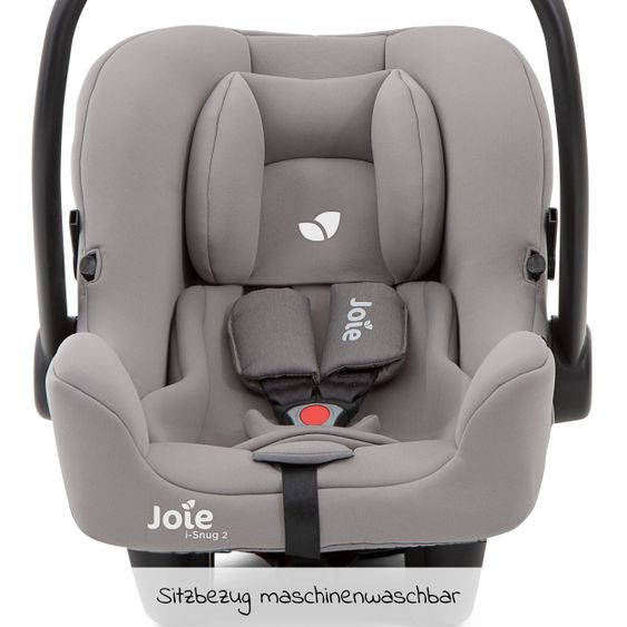 joie Babyschale i-Snug 2 i-Size ab Geburt-13 kg (40 cm-75 cm) inkl. Sitzverkleinerer nur 3,35 kg - Grey Flannel