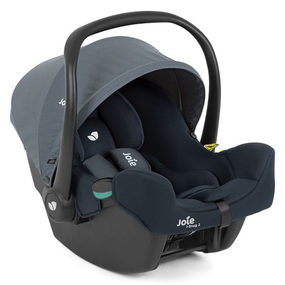joie Babyschale i-Snug 2 i-Size ab Geburt-13 kg (40 cm-75 cm) inkl. Sitzverkleinerer nur 3,35 kg inkl. Einschlagdecke - Lagoon