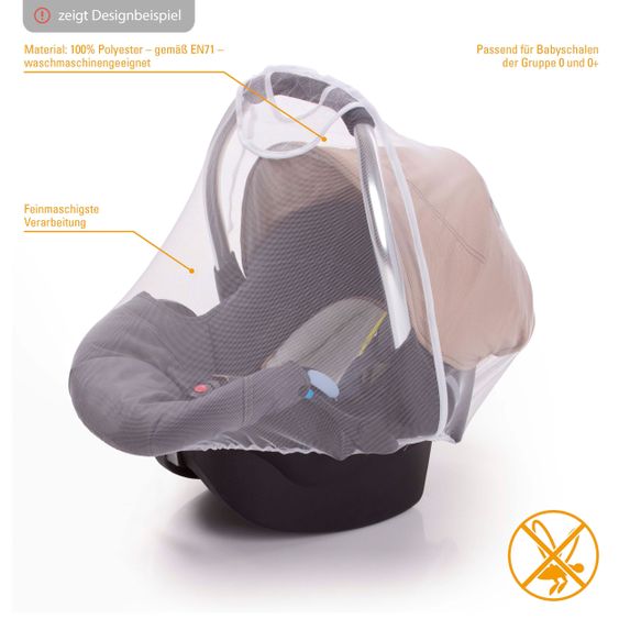 joie Babyschale i-Snug i-Size ab Geburt - 13 kg (40 cm - 75 cm) inkl. Sitzverkleinerer nur 3,25 kg & Zubehörpaket - Lagoon
