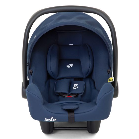 joie Babyschale i-Snug i-Size inkl. i-Base Advance & Autositz - Schutzunterlage - Deep Sea