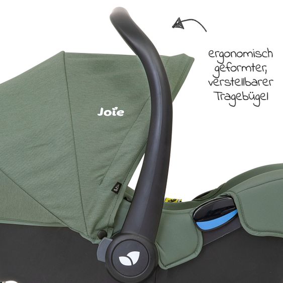 joie Babyschale i-Snug i-Size inkl. i-Base Advance & Autositz - Schutzunterlage - Laurel