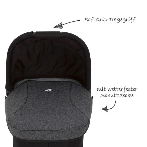 joie Babywanne Ramble für Litetrax 4 / Litetrax 4 Air / Mytrax / Crosster - Chromium