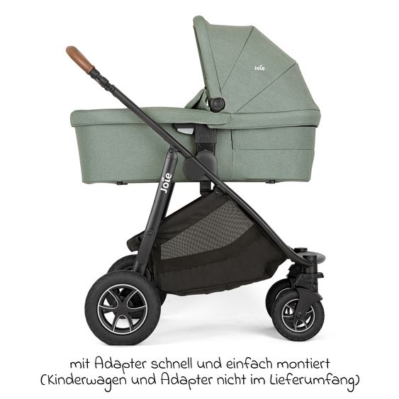 joie Babywanne Ramble XL ab Geburt - 9 Monate für Versatrax, Versatrax E ink. Regenschutz - Laurel