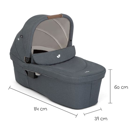 joie Babywanne Ramble XL ab Geburt - 9 Monate für Versatrax, Versatrax E ink. Regenschutz - Moonlight