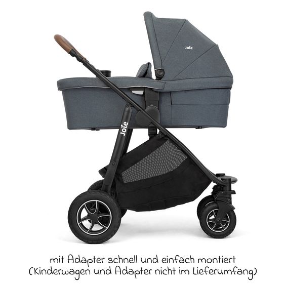 joie Babywanne Ramble XL ab Geburt - 9 Monate für Versatrax, Versatrax E ink. Regenschutz - Moonlight