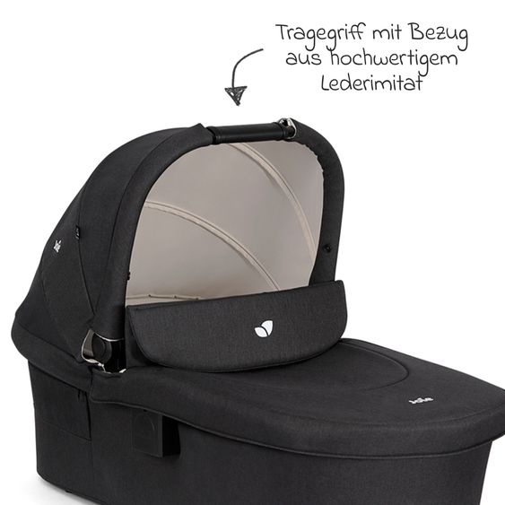 joie Babywanne Ramble XL ab Geburt - 9 Monate für Versatrax, Versatrax E ink. Regenschutz - Shale