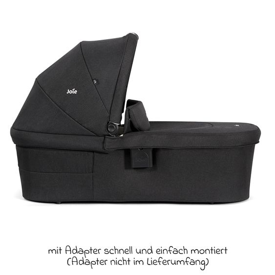 joie Babywanne Ramble XL ab Geburt - 9 Monate für Versatrax, Versatrax E ink. Regenschutz - Shale