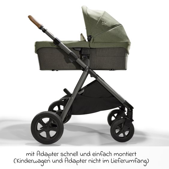 Joie Signature Babywanne Ramble XL ab Geburt - 9 Monate für Vinca, Aeria, Finiti, Parcel inkl. Regenschutz & Windschutz - Signature - Pine