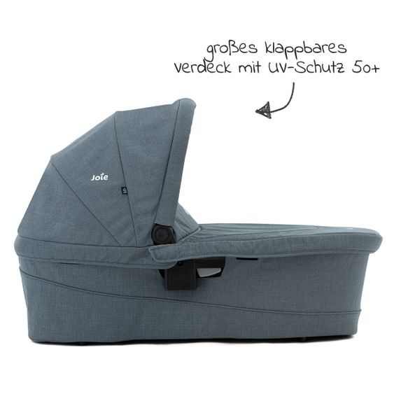 joie Babywanne Ramble XL für Versatrax, Versatrax E inkl. Regenschutz - Lagoon